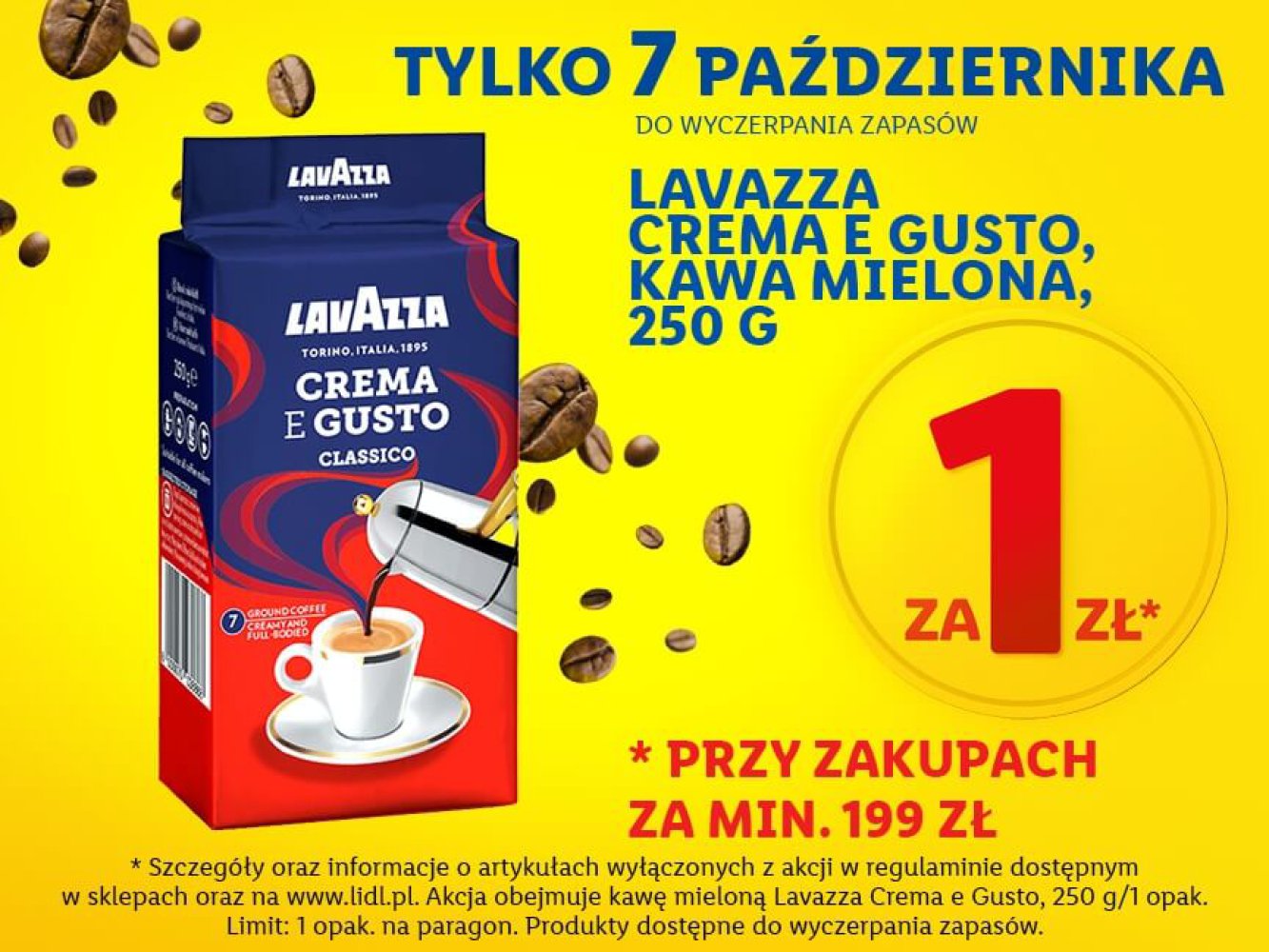 kawa Lavazza promocja 7 października Lidl